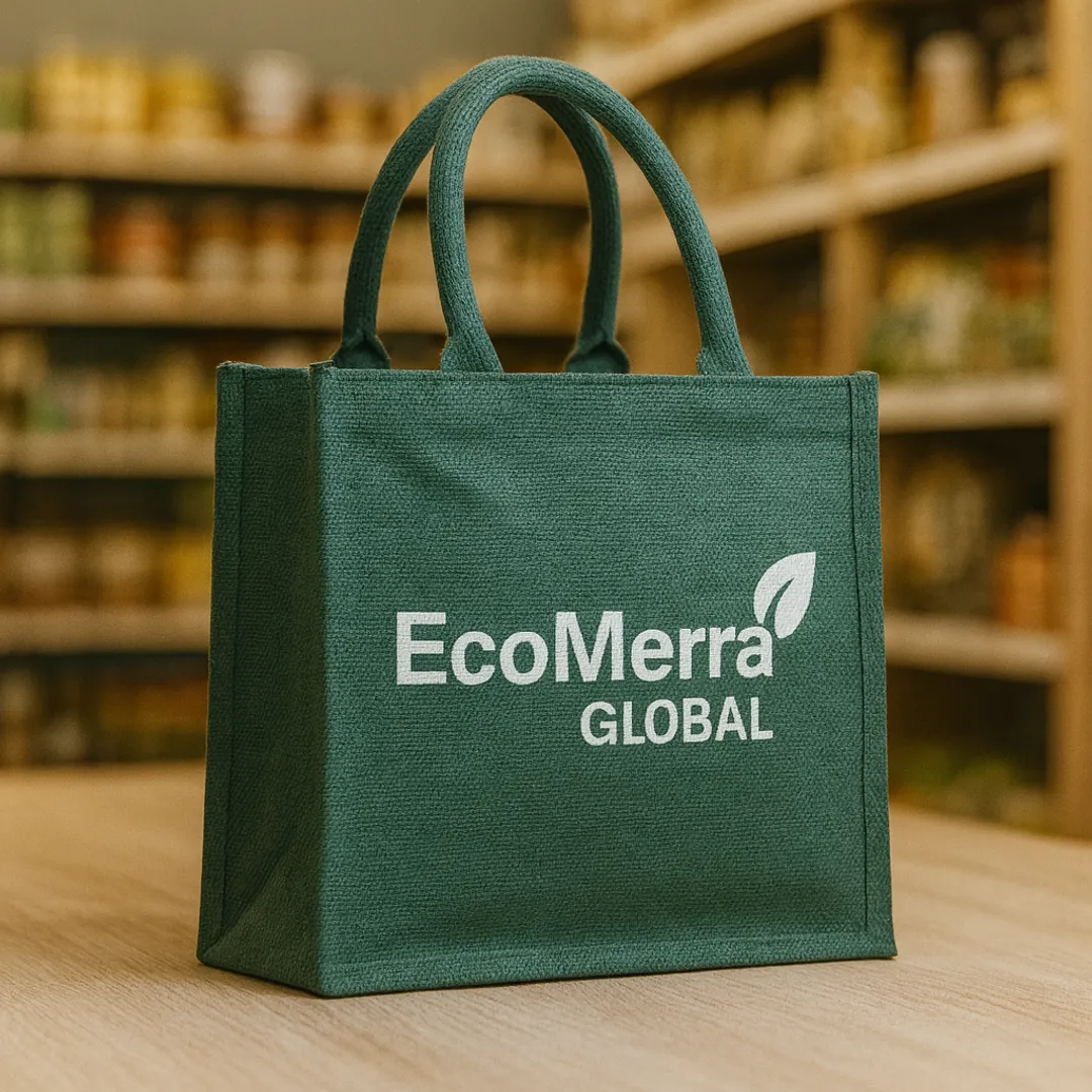 Laminated Jute Shopper Bag